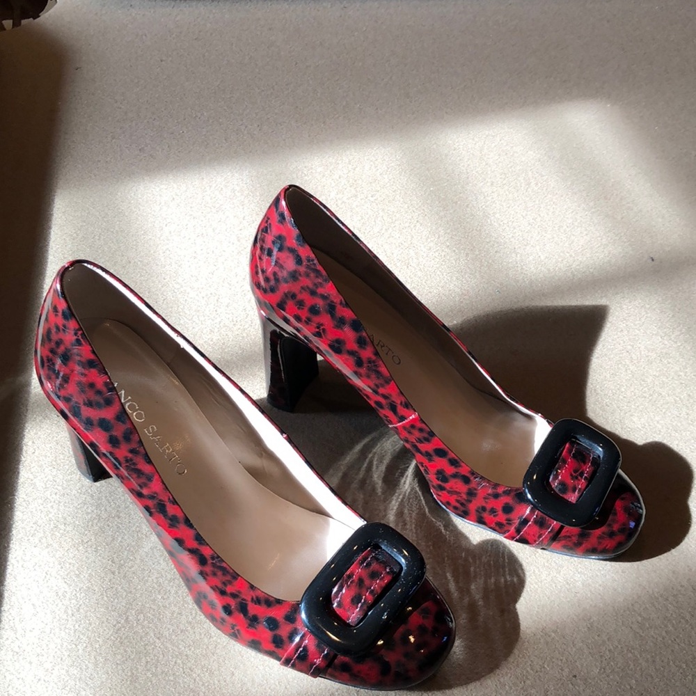 Franco Sarto Patent Leather Heel